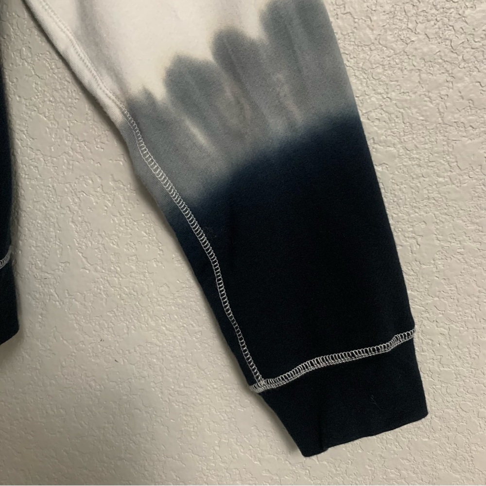 Rails Sweatshirt Womens L Theo Charcoal Dip Dye Tie Dye Ombre Boho Athleisure - Picture 8 of 15